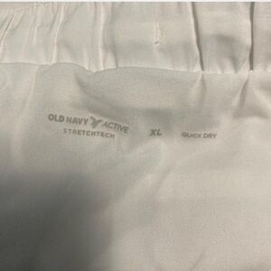 White Old Navy Stretchtech Shorts